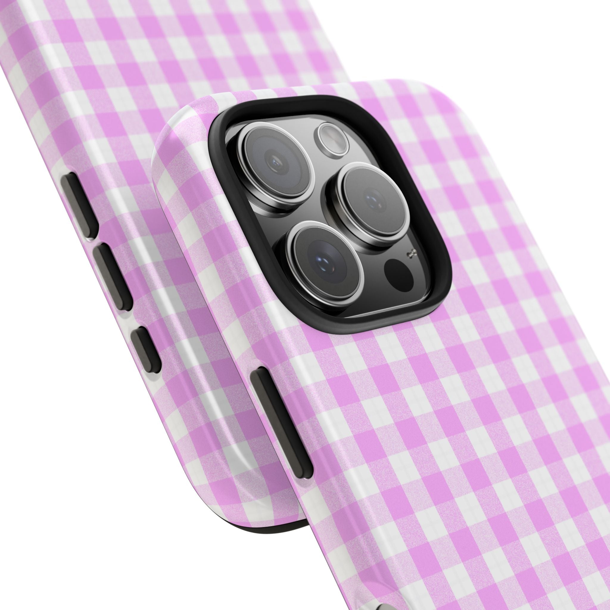 Pink Gingham Phone Case (Apple & Android)
