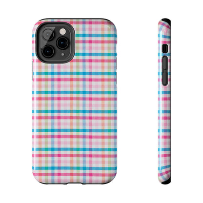 Checked Pattern Phone Case