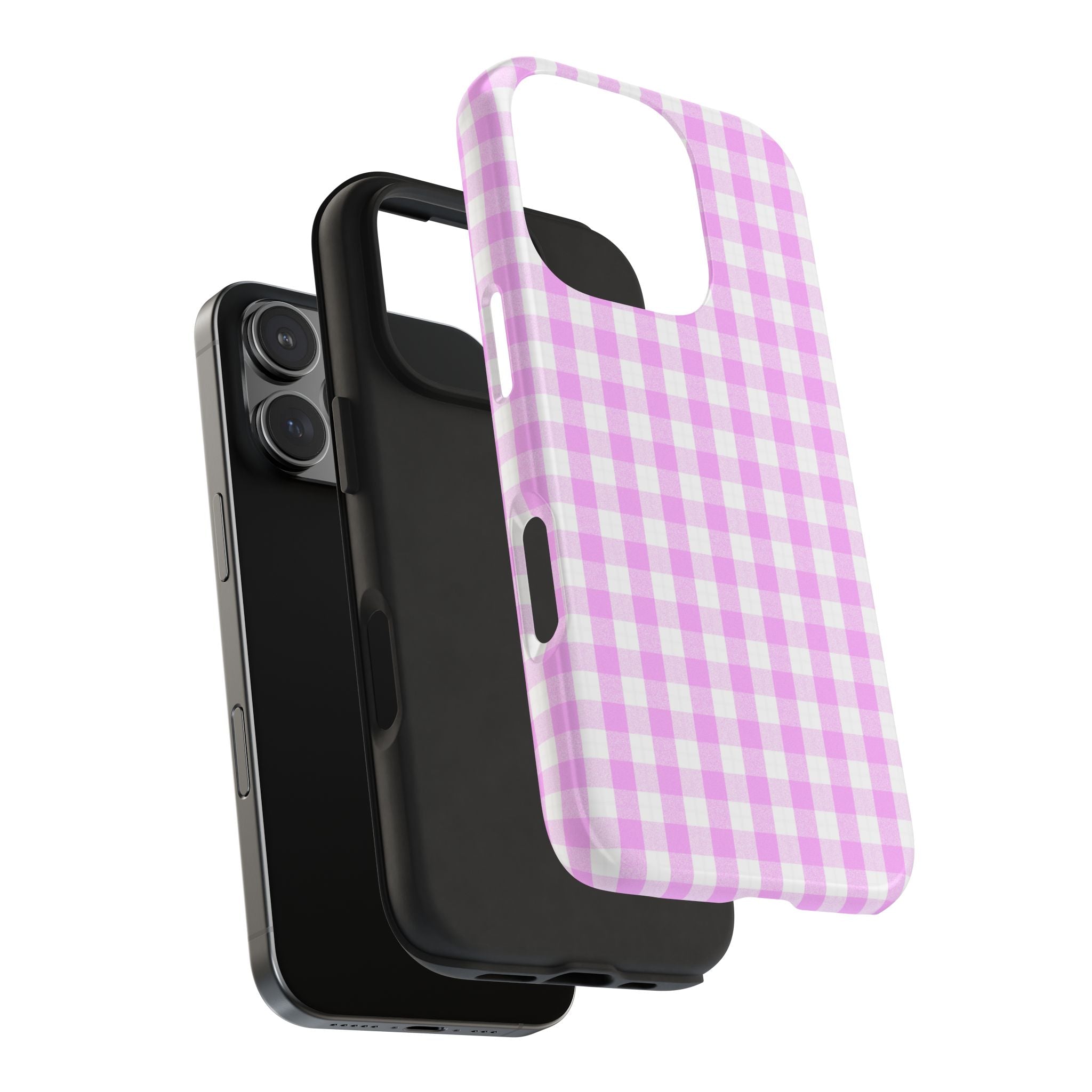 Pink Gingham Phone Case (Apple & Android)