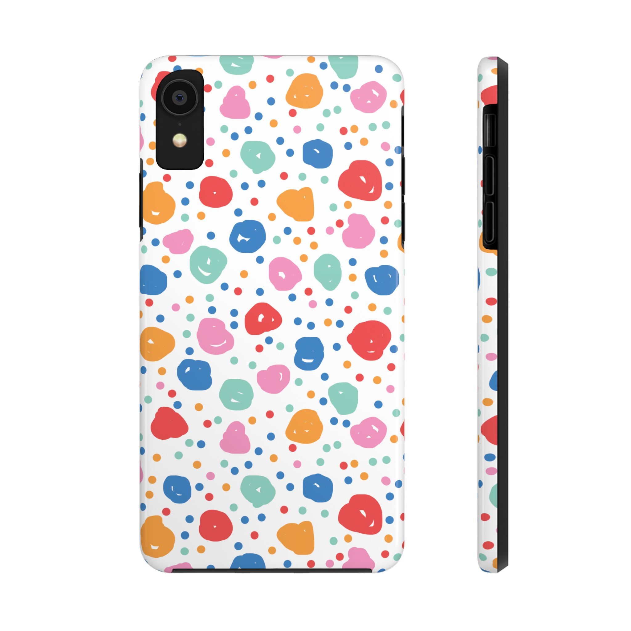 Seamless Hand Drawn Polka Phone Case (Apple & Android)