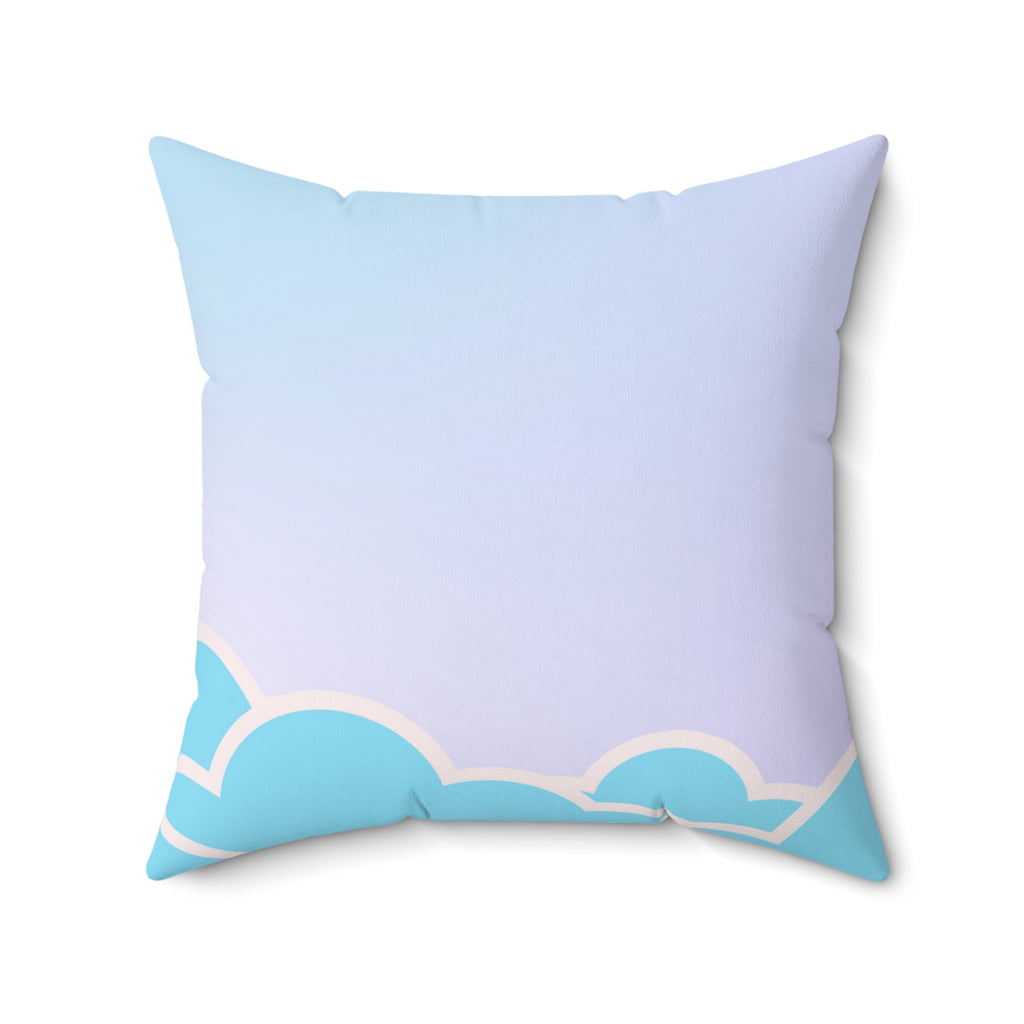 Bouncy Clouds Square Pillow