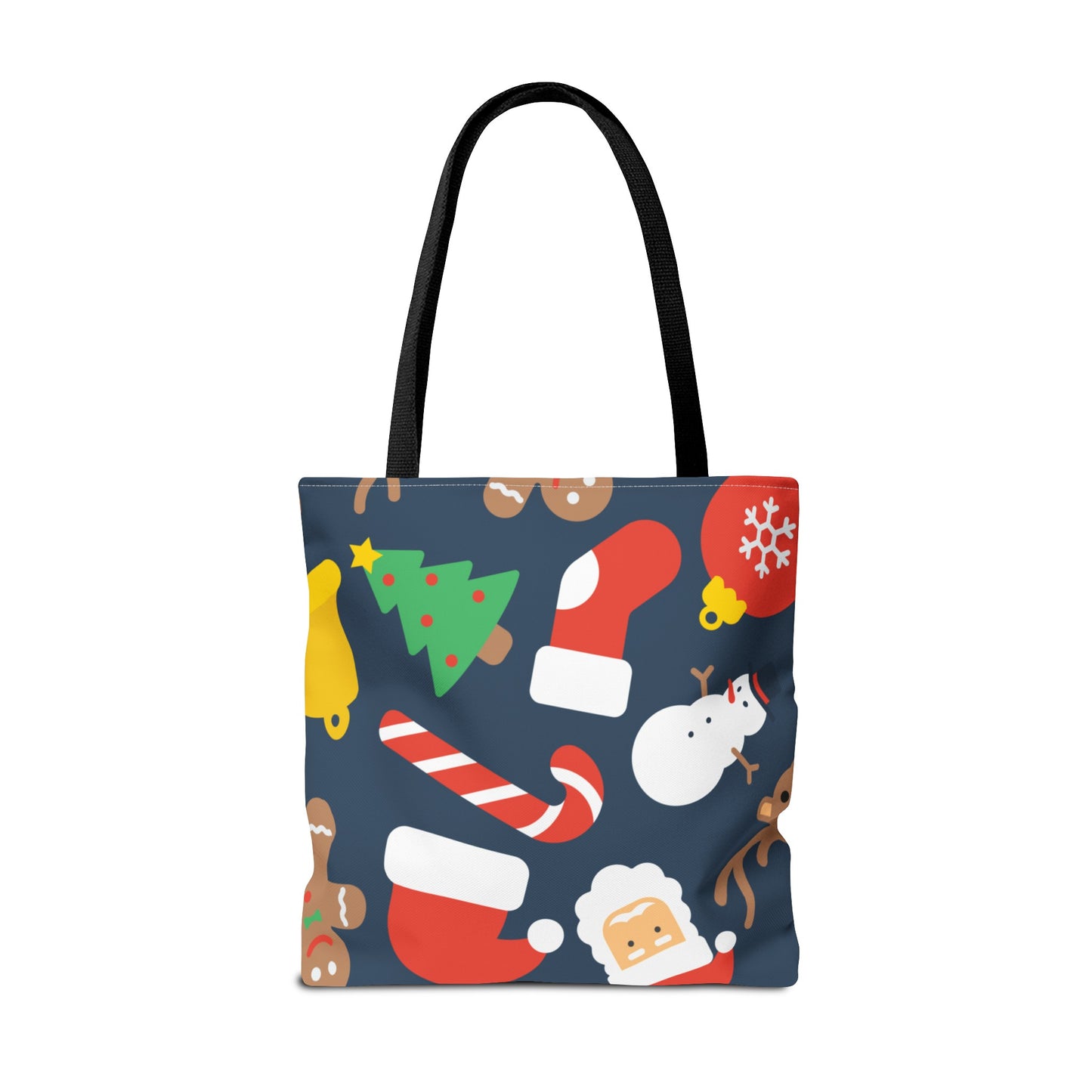 Jolly Christmas Pattern Tote Bag