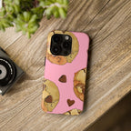 Chocolate Chip Cookies Phone Case (Apple & Android) - Pink Sweetheart