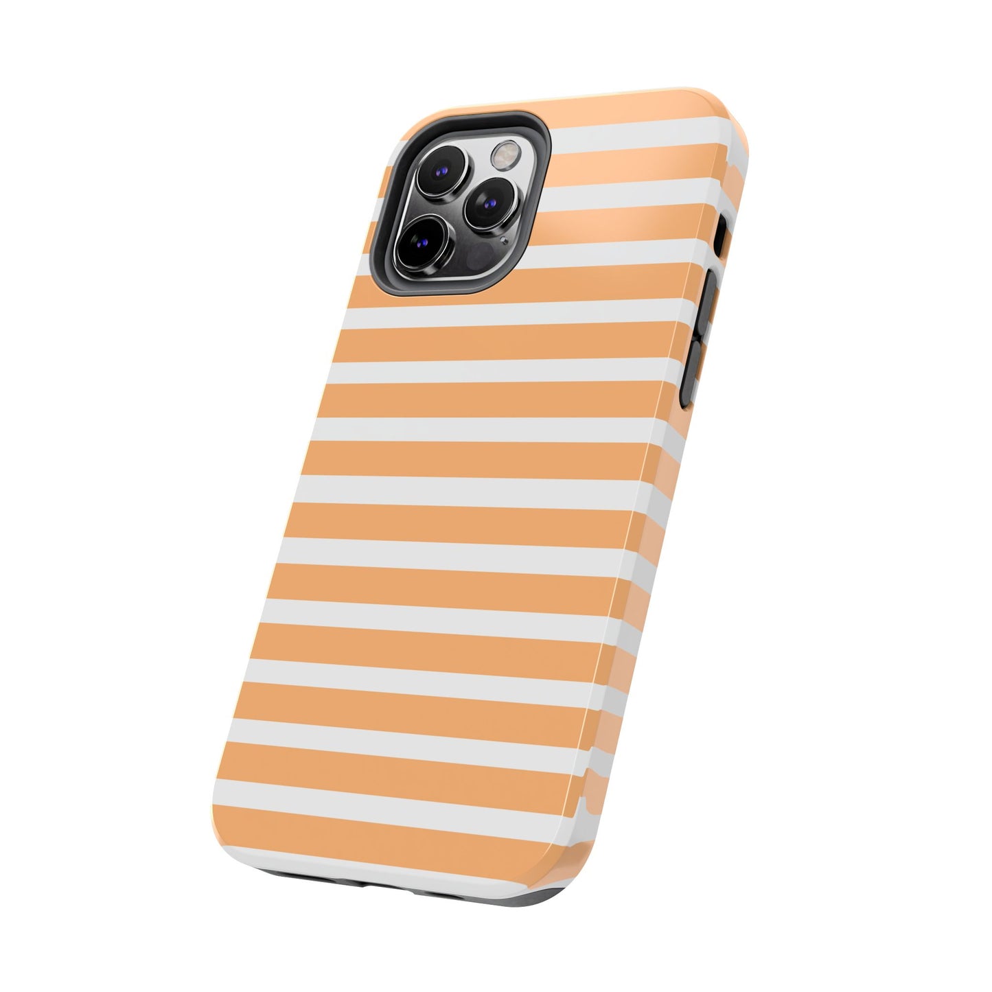 Orange Stripe Lines Phone Case