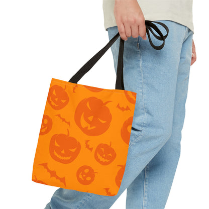 Orange Halloween Tote Bag