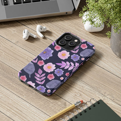 Purple Florals Phone Case