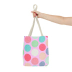 Sweet Candy Polka Dots Tote Bag
