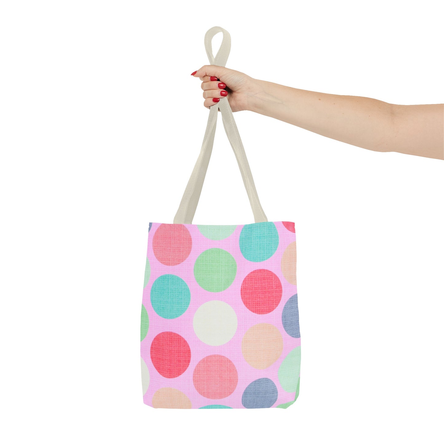 Sweet Candy Polka Dots Tote Bag