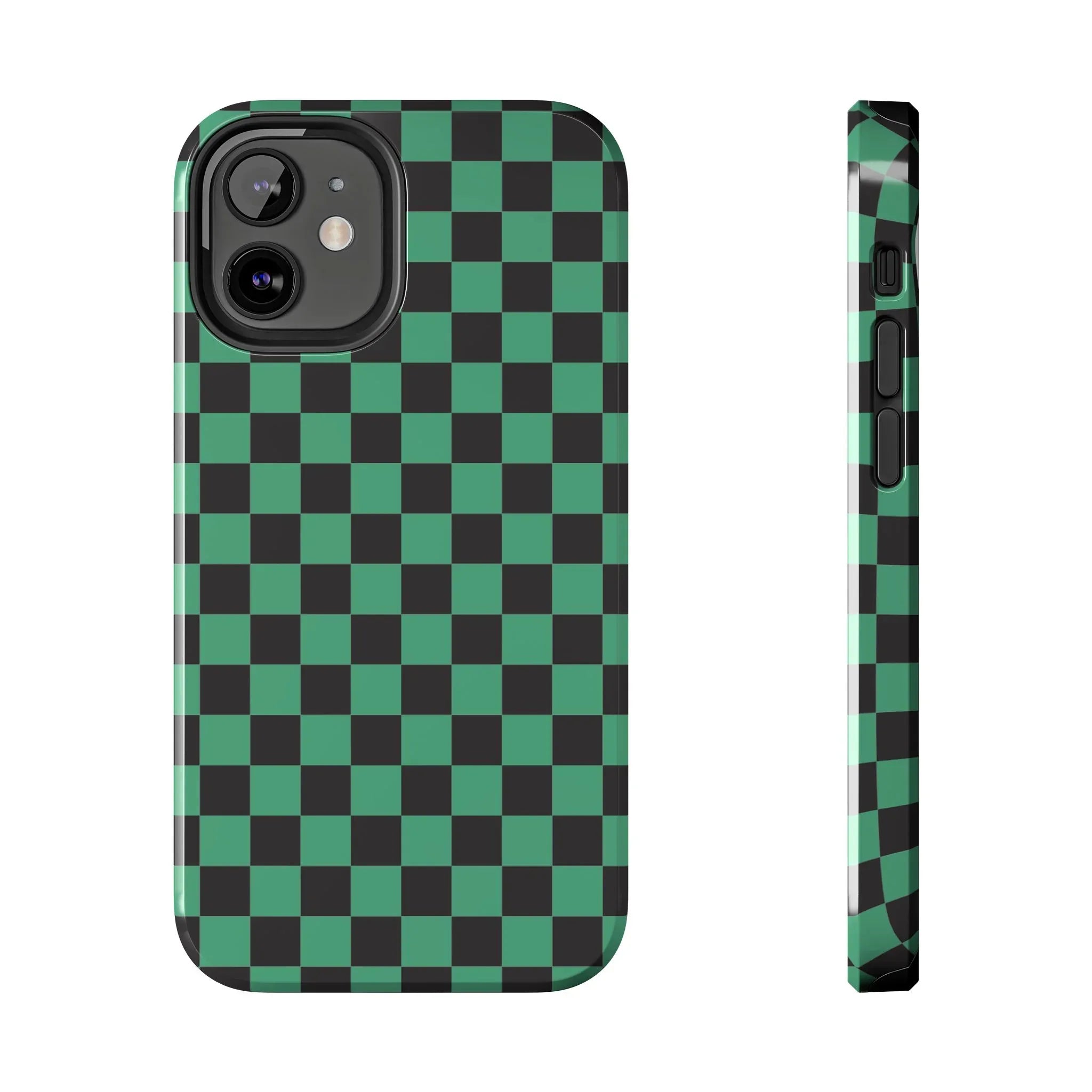 Checkered Kimono Tough Phone Case (Apple & Android) - Pink Sweetheart