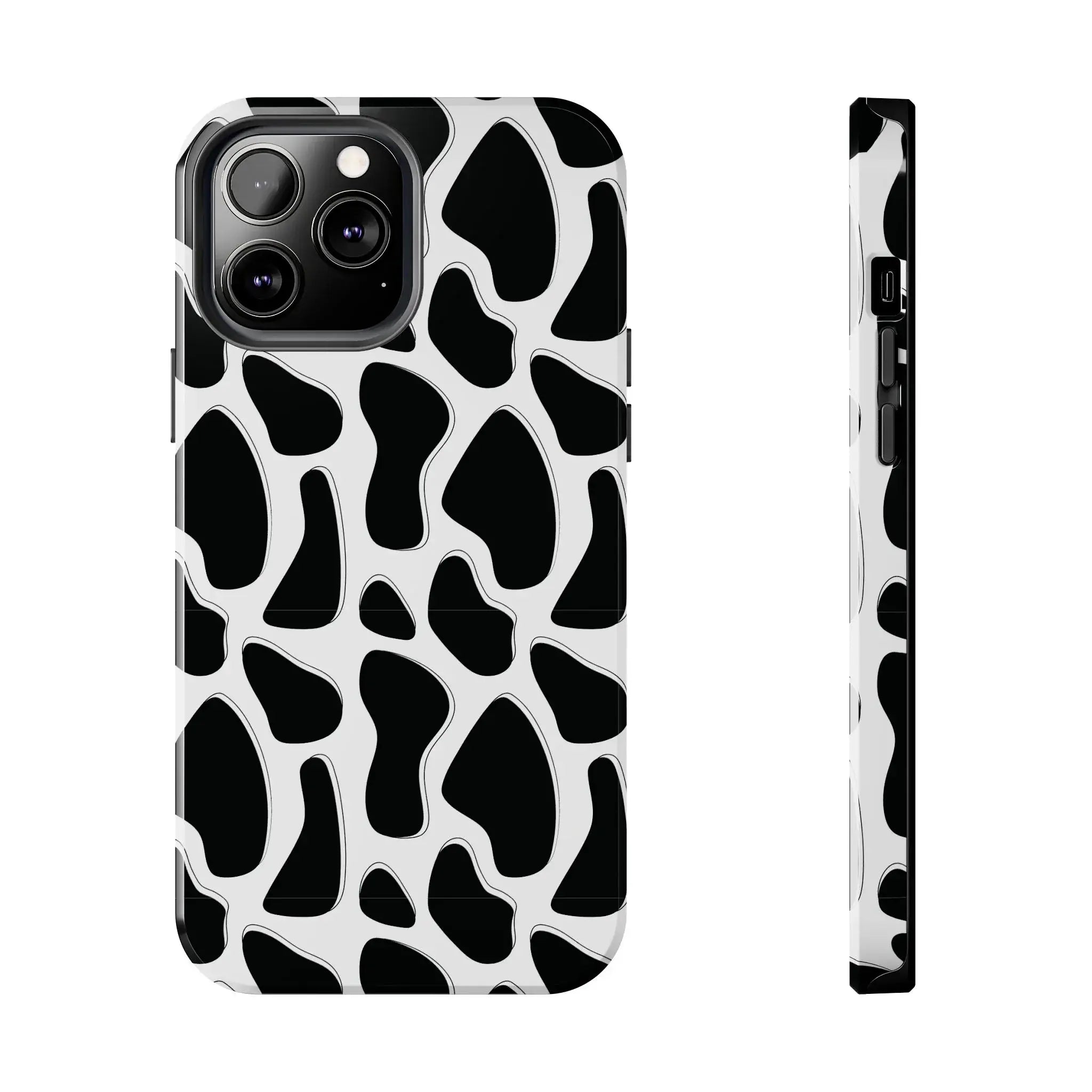 Spotted Animal Print Phone Case (Apple & Android) - Pink Sweetheart