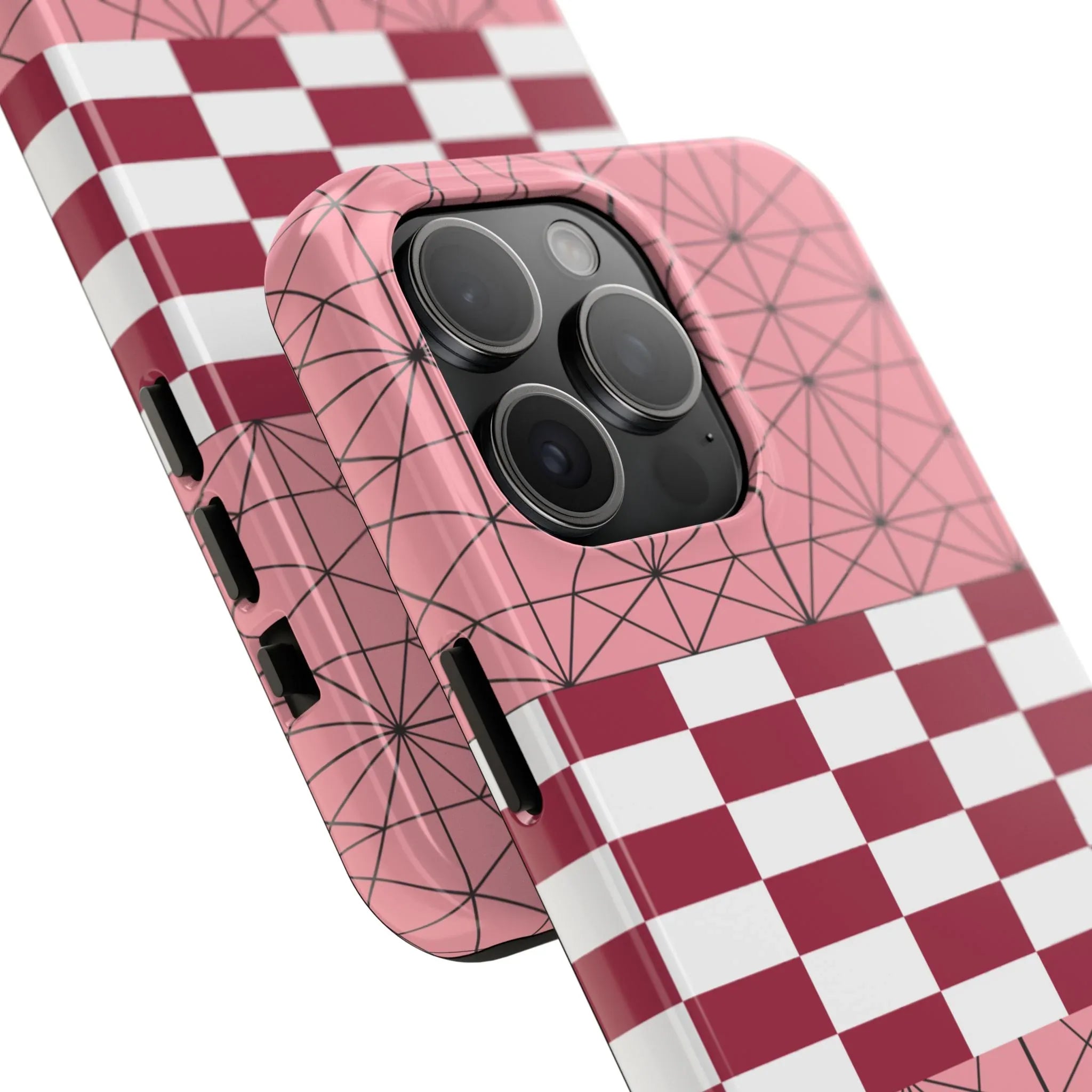 Geometric Kimono Tough Phone Case (Apple & Android) - Pink Sweetheart