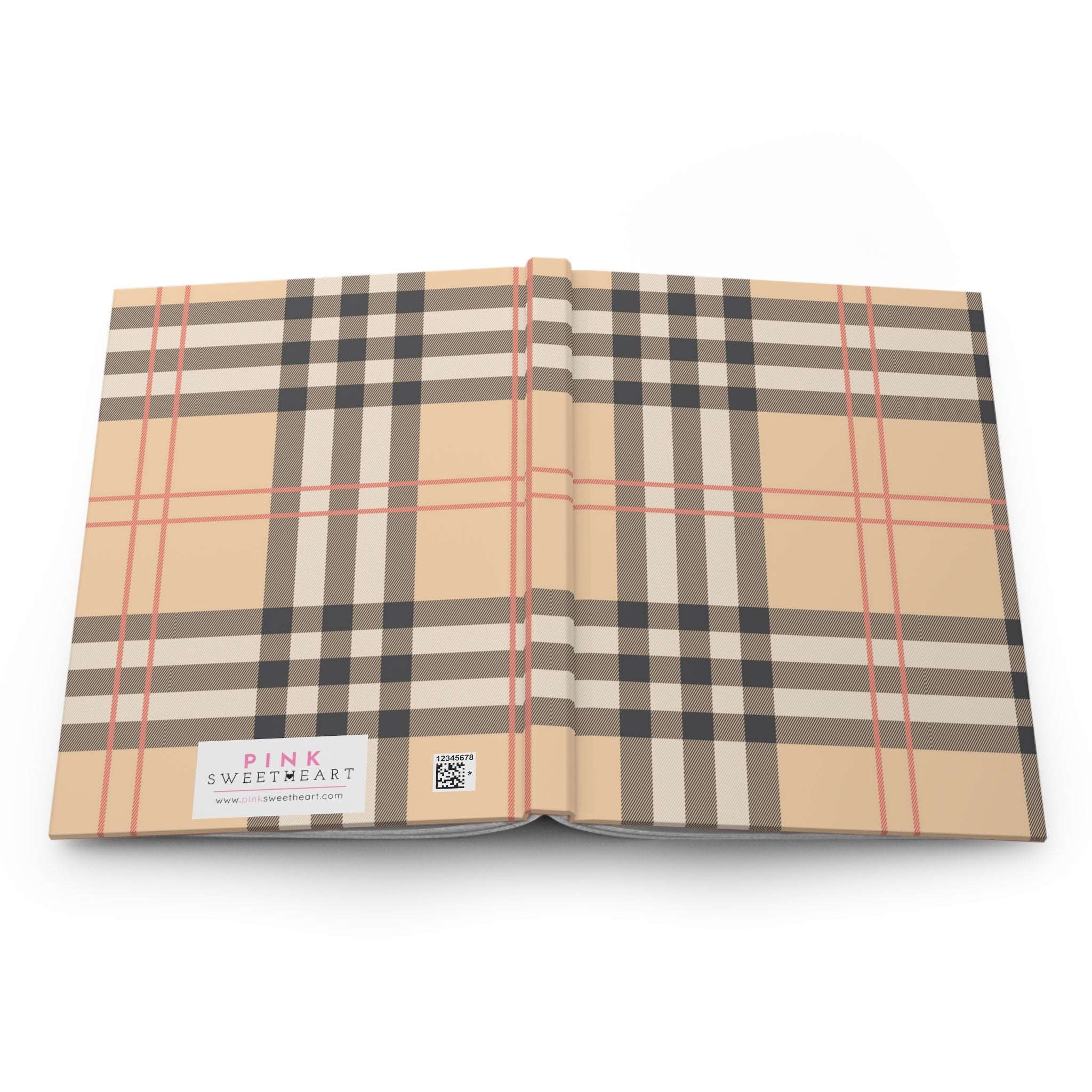 Faux Designer Hardcover Matte Journal