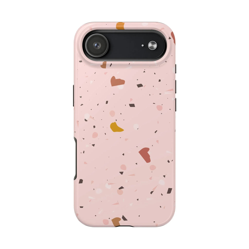 Pink Terrazzo Phone Case (Apple & Android) - Pink Sweetheart