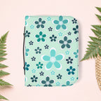 Aqua Mint Floral Book Cover