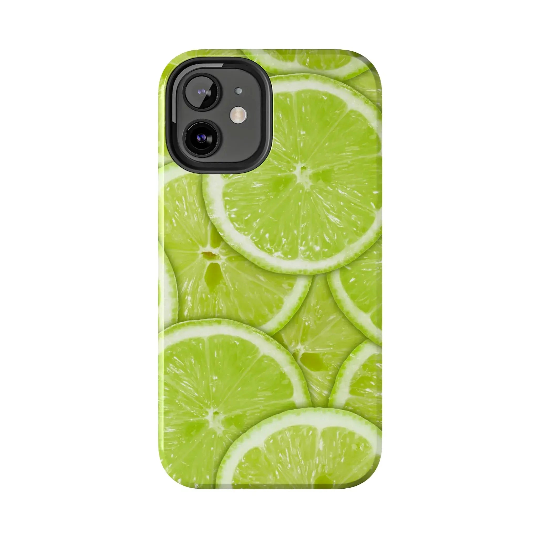 Green Citrus Lime Phone Case (Apple & Android) - Pink Sweetheart