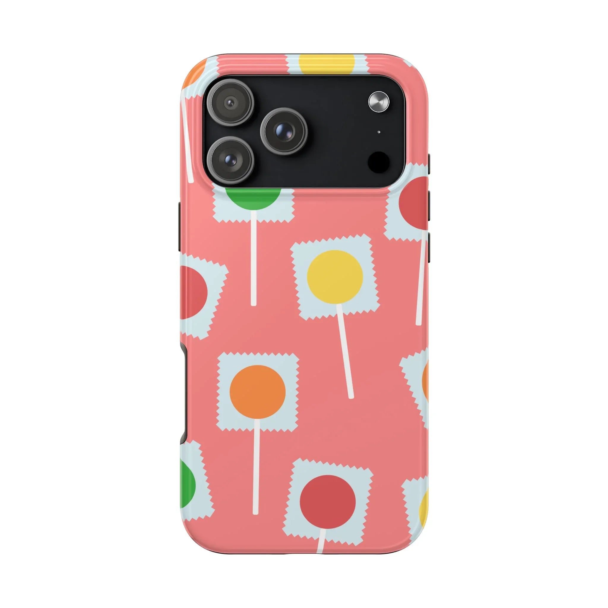 Lollipop Candy Phone Case (Apple & Android) - Pink Sweetheart