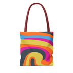 Funky Groove Swirl Tote Bag