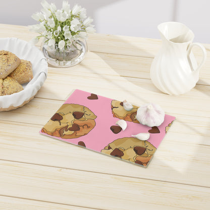 Chunky Chocolate Chip Glass Cutting Board