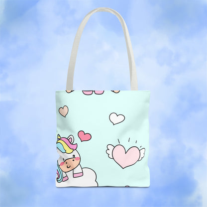 Cute Chibi Unicorn Tote Bag