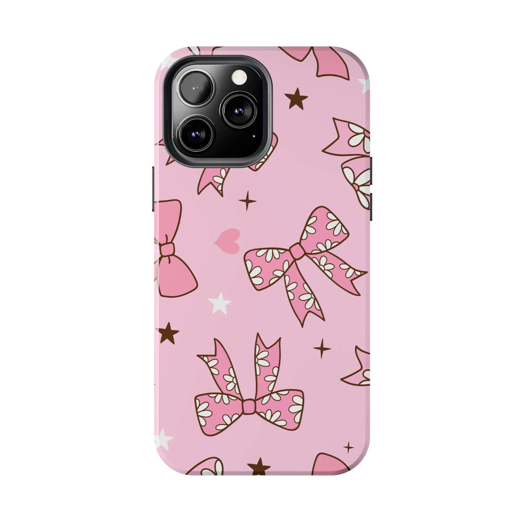 Pretty Pink Bows Phone Case (Apple & Android) - Pink Sweetheart