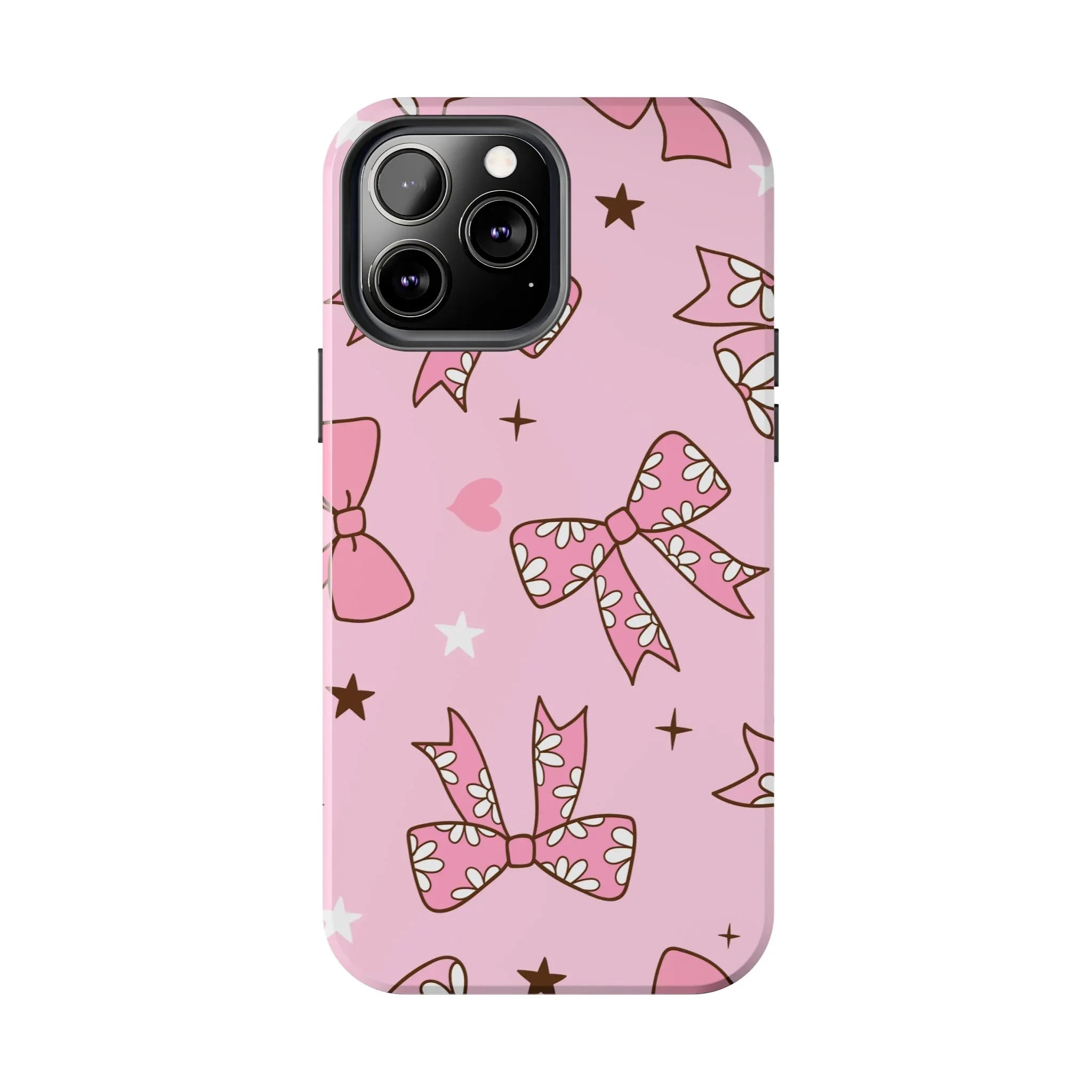 Pretty Pink Bows Phone Case (Apple & Android) - Pink Sweetheart