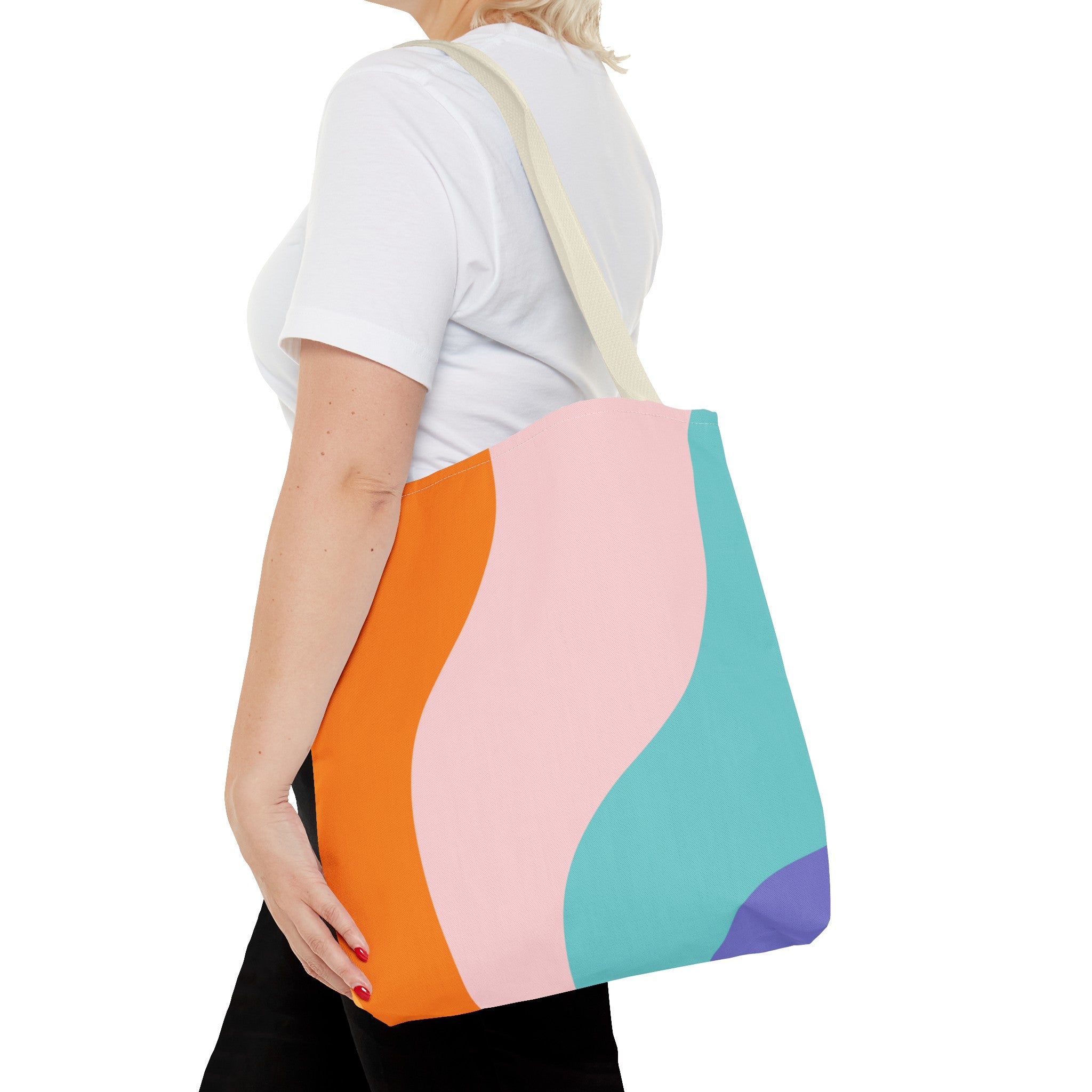 Groovy Psychedelic Splash Tote Bag