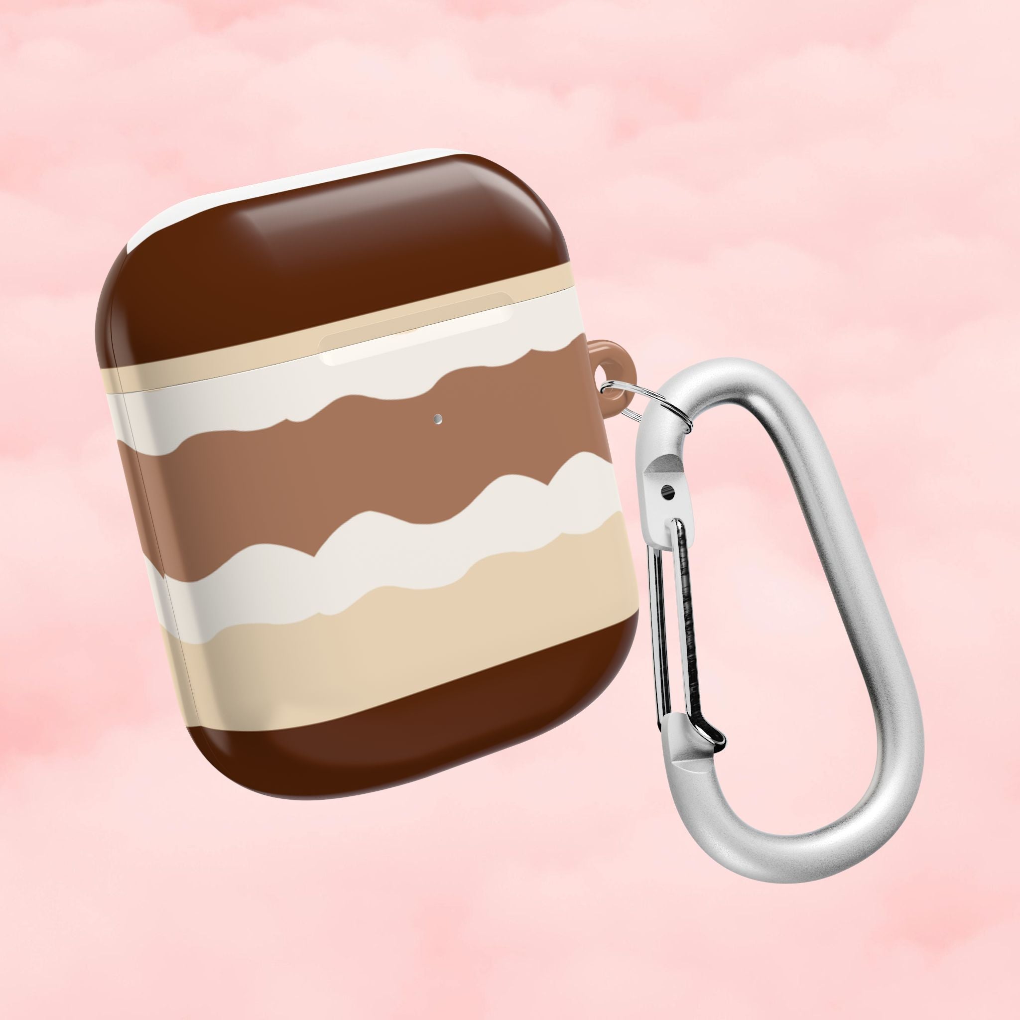 Layered Tiramisu Desert AirPod Case