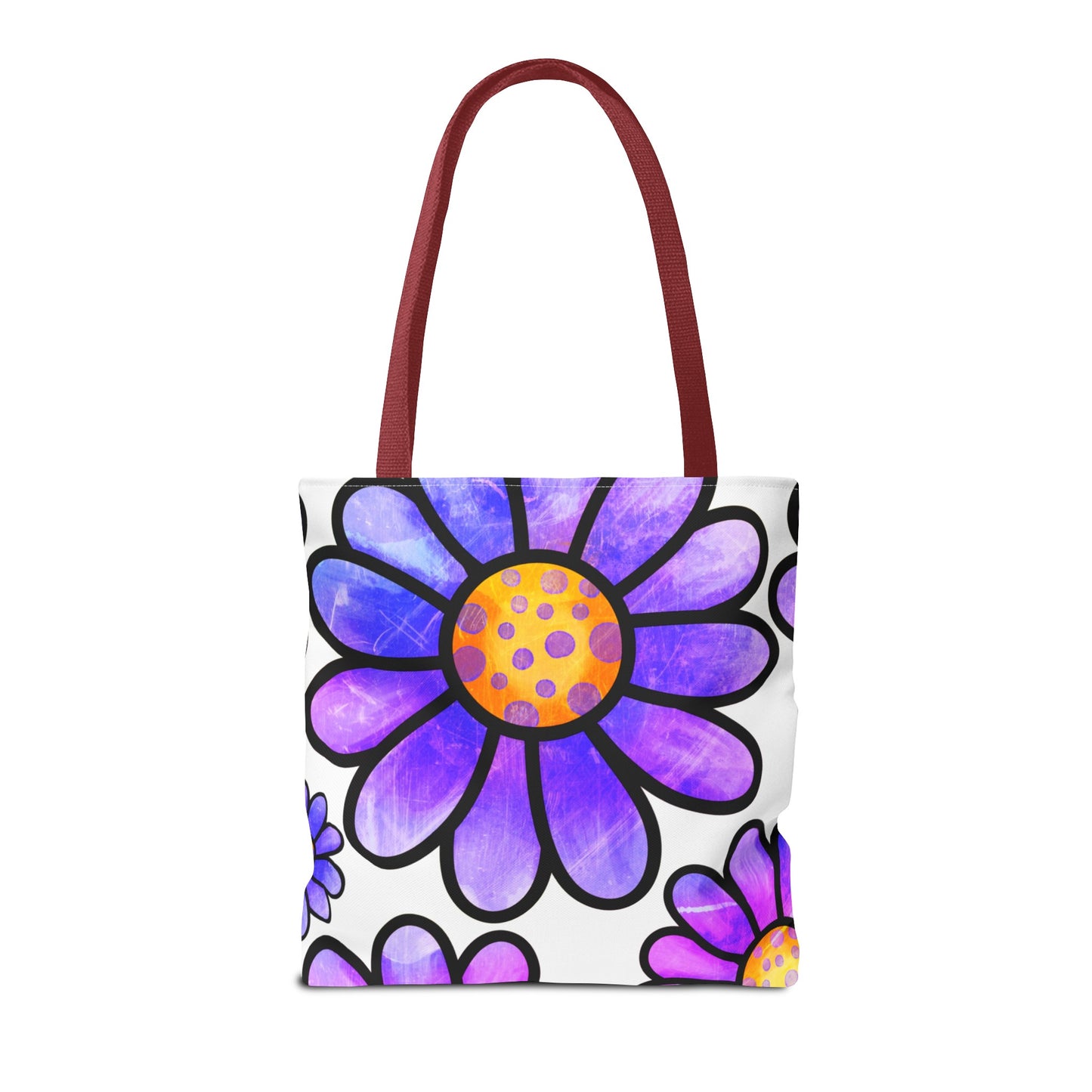 Purple Florals Tote Bag