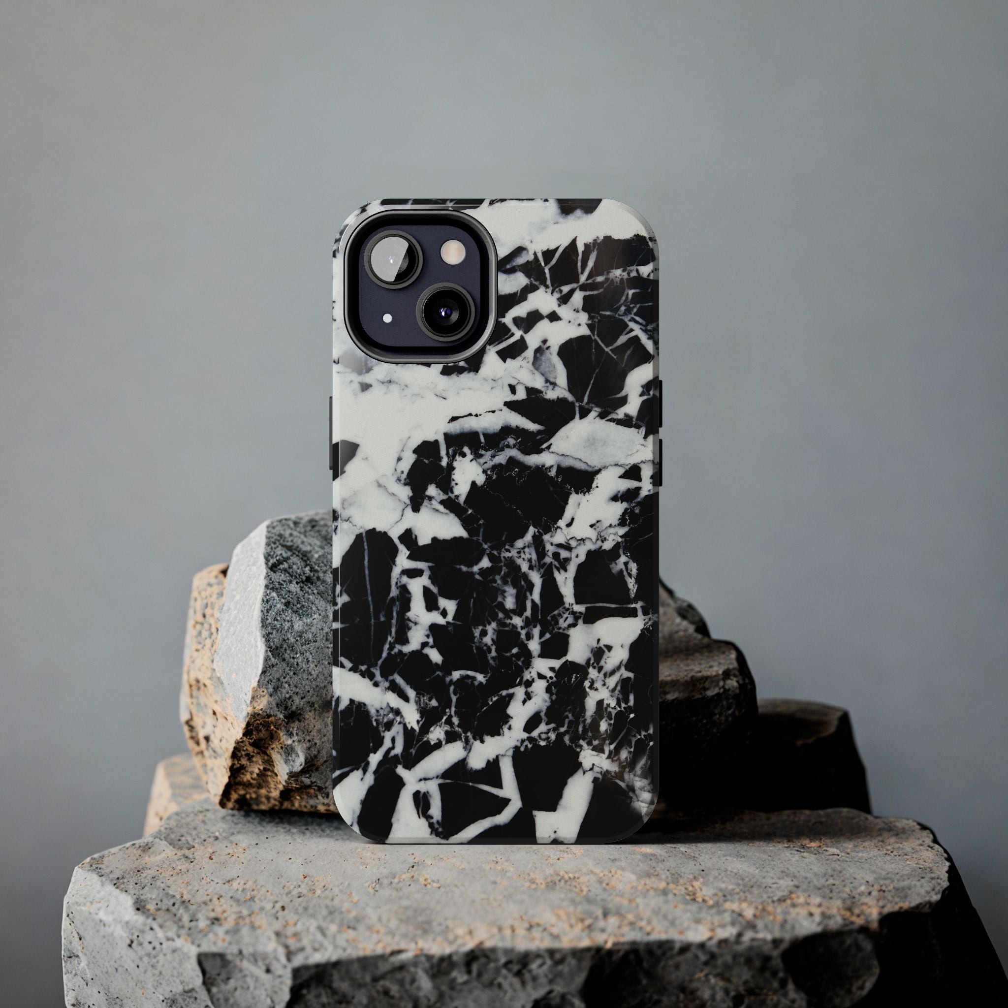 Black & White Shattered Phone Case (Apple & Android)