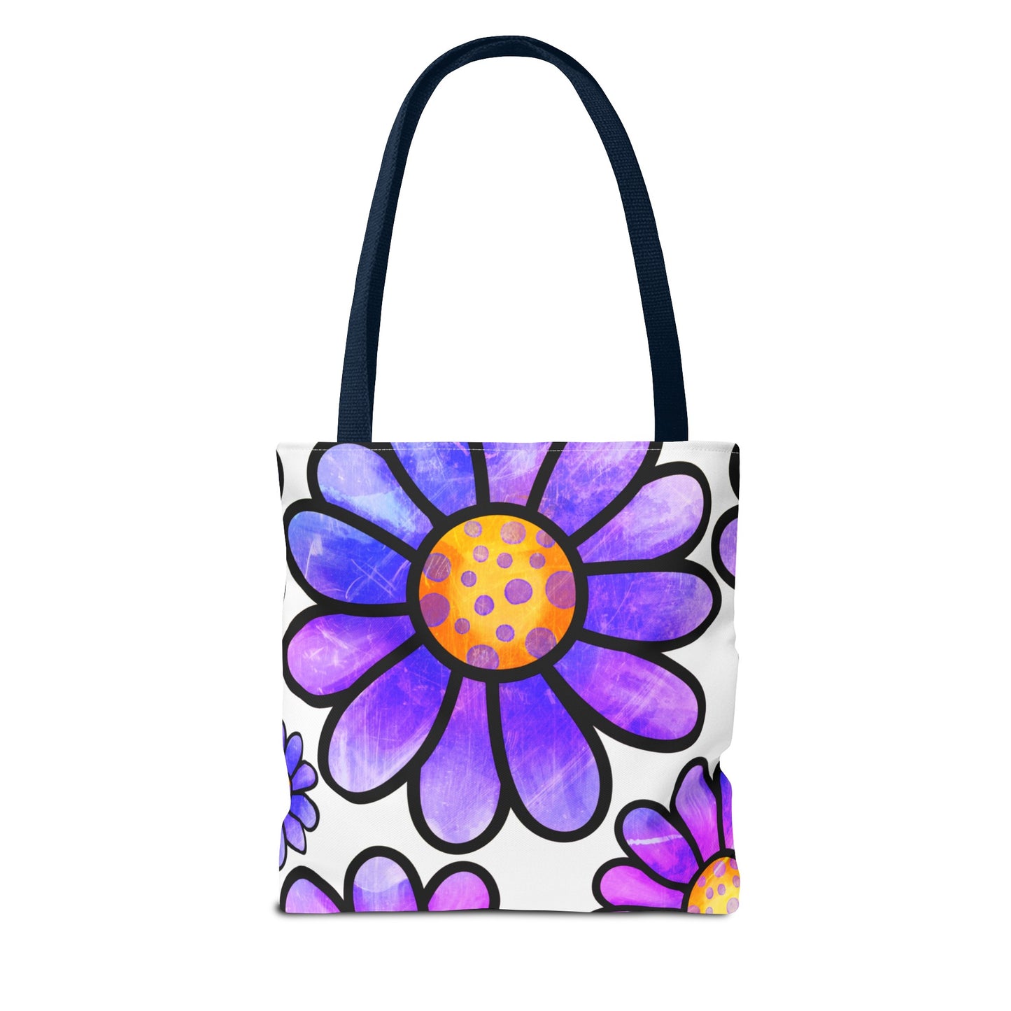 Purple Florals Tote Bag