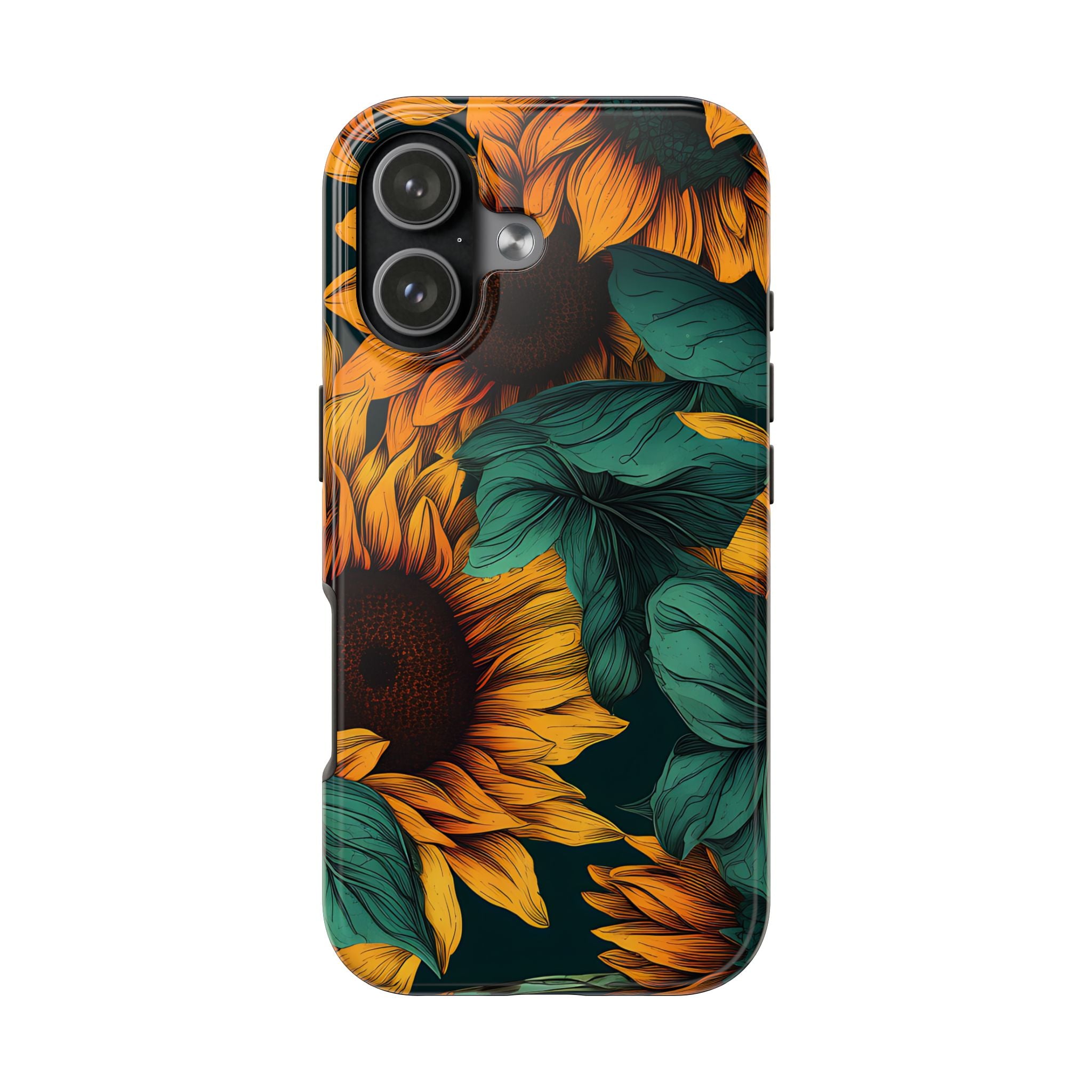 Dark Sunflower Phone Case (Apple & Android)