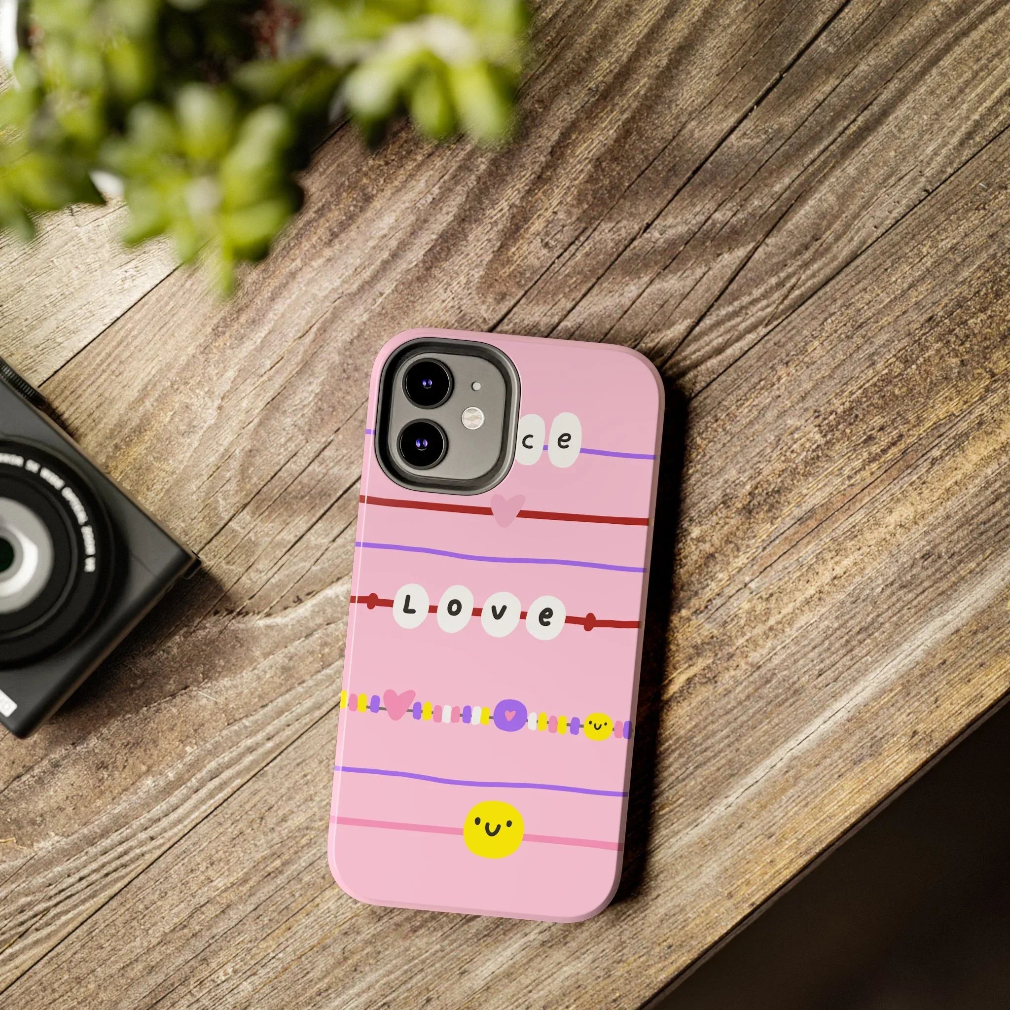 Bestie Bracelets Phone Case (Apple & Android) - Pink Sweetheart