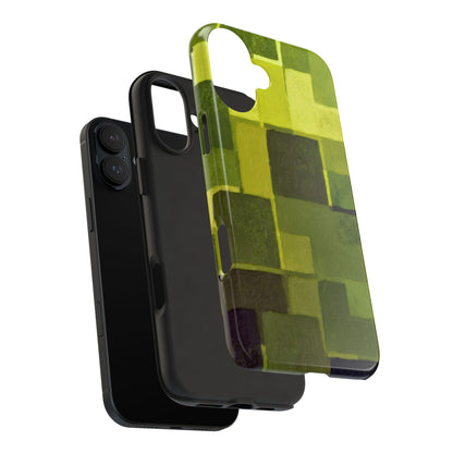 Chartreuse Patchwork Phone Case