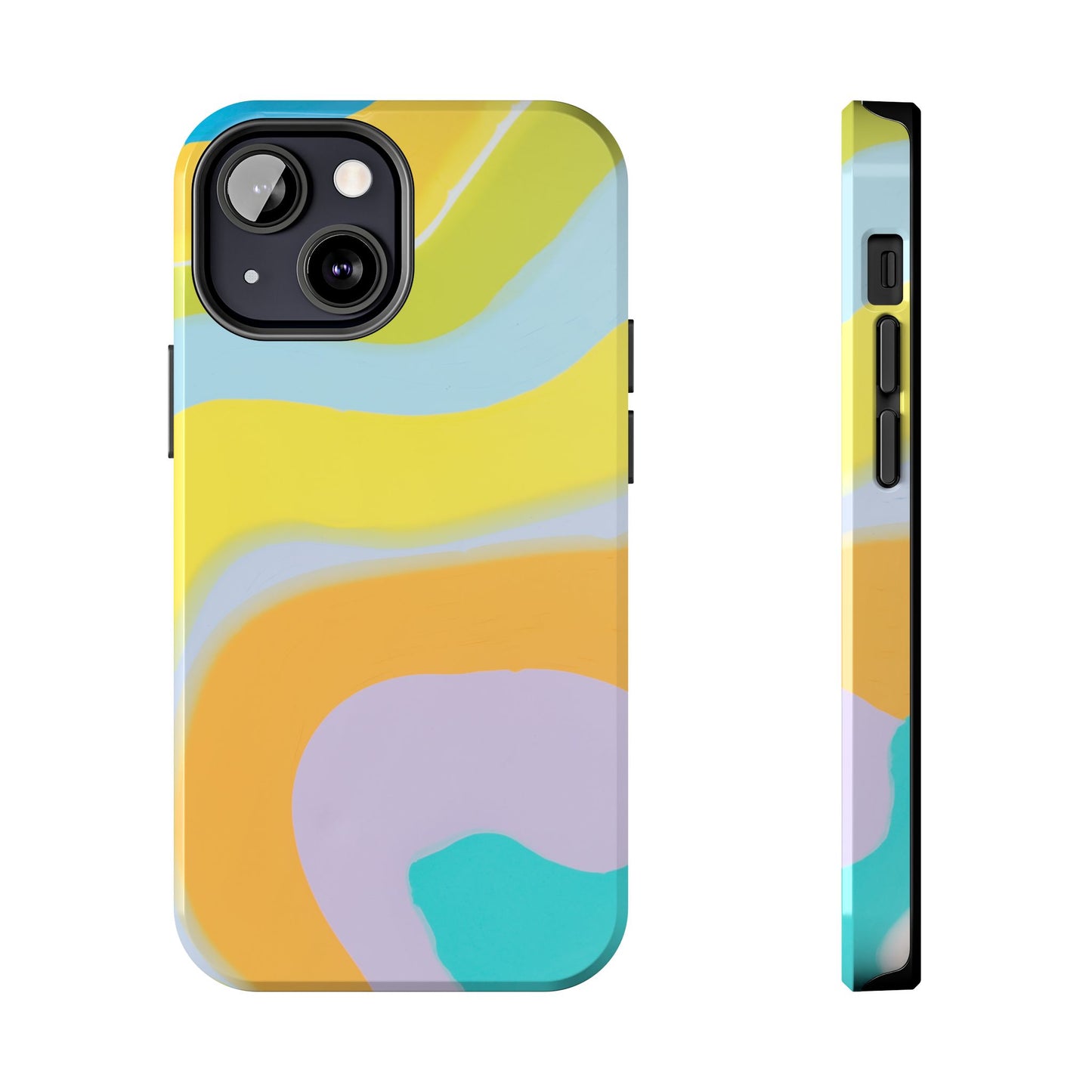 Colorful Pastel Marble Pattern Phone Case