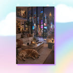 Midnight Loft in the City Puzzle - 1014pcs - Pink Sweetheart