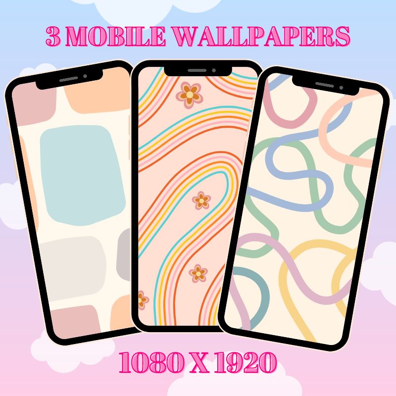 Pastel Swirls Mobile Wallpaper Pack
