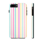 Pastel Candy Stripes Phone Cases (Apple & Android)
