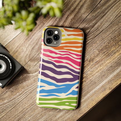 Rainbow Zebra Phone Case