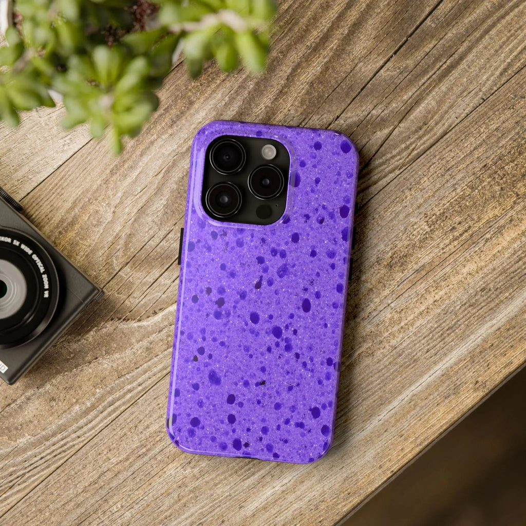 Purple Sponge Phone Case (Apple & Android) - Pink Sweetheart