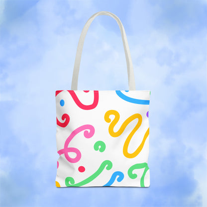 Colorful Doodles Tote Bag