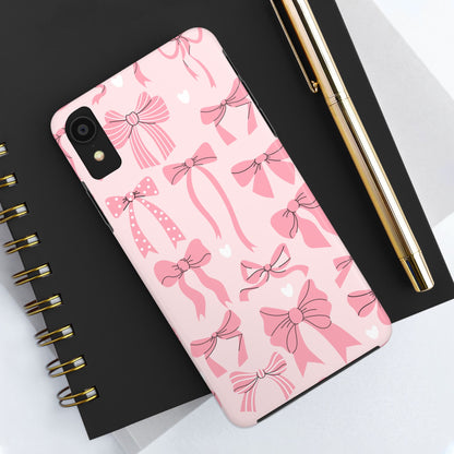 Pink Bow Ribbons Phone Case