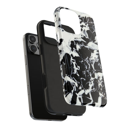 Black & White Shattered Phone Case