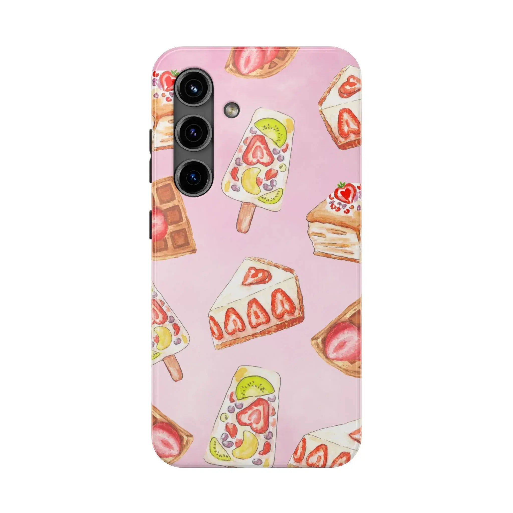 Tasty Pastry Treats Phone Case (Apple & Android) - Pink Sweetheart