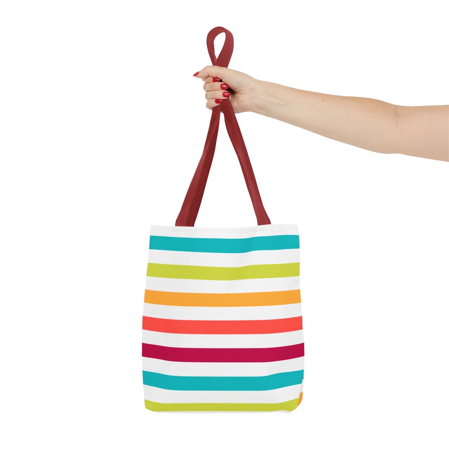 Colorful Candy Lines Tote Bag