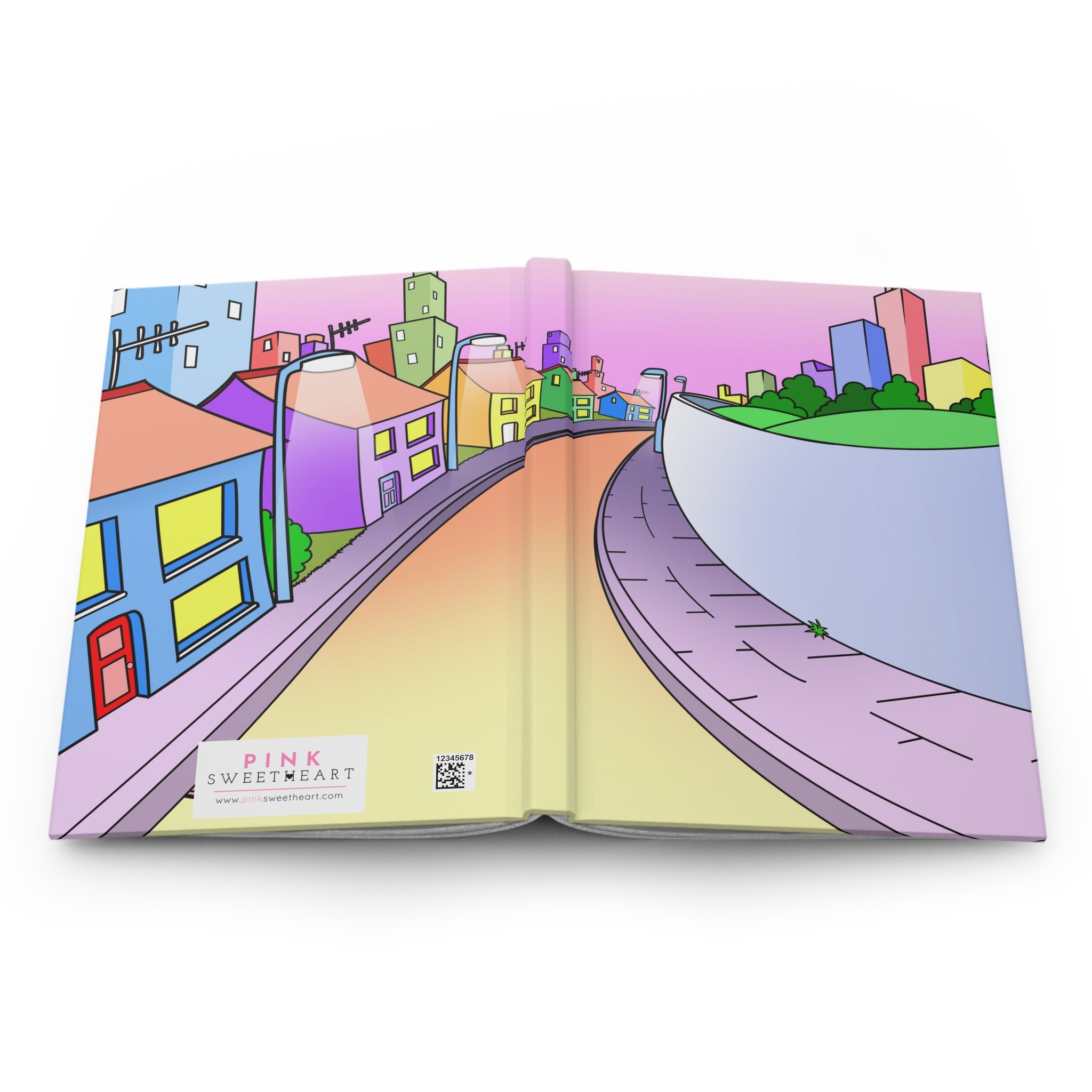 Ride Through Town Hardcover Matte Journal