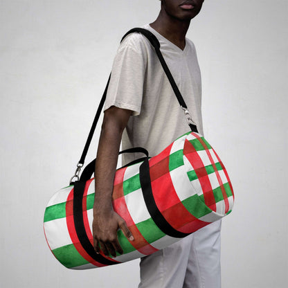 Christmas Wrapping Paper Duffel Bag