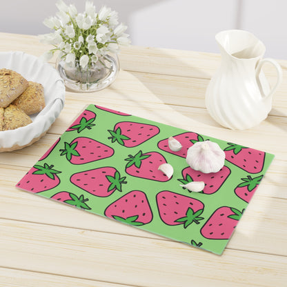 Strawberry Glass Cutting Board