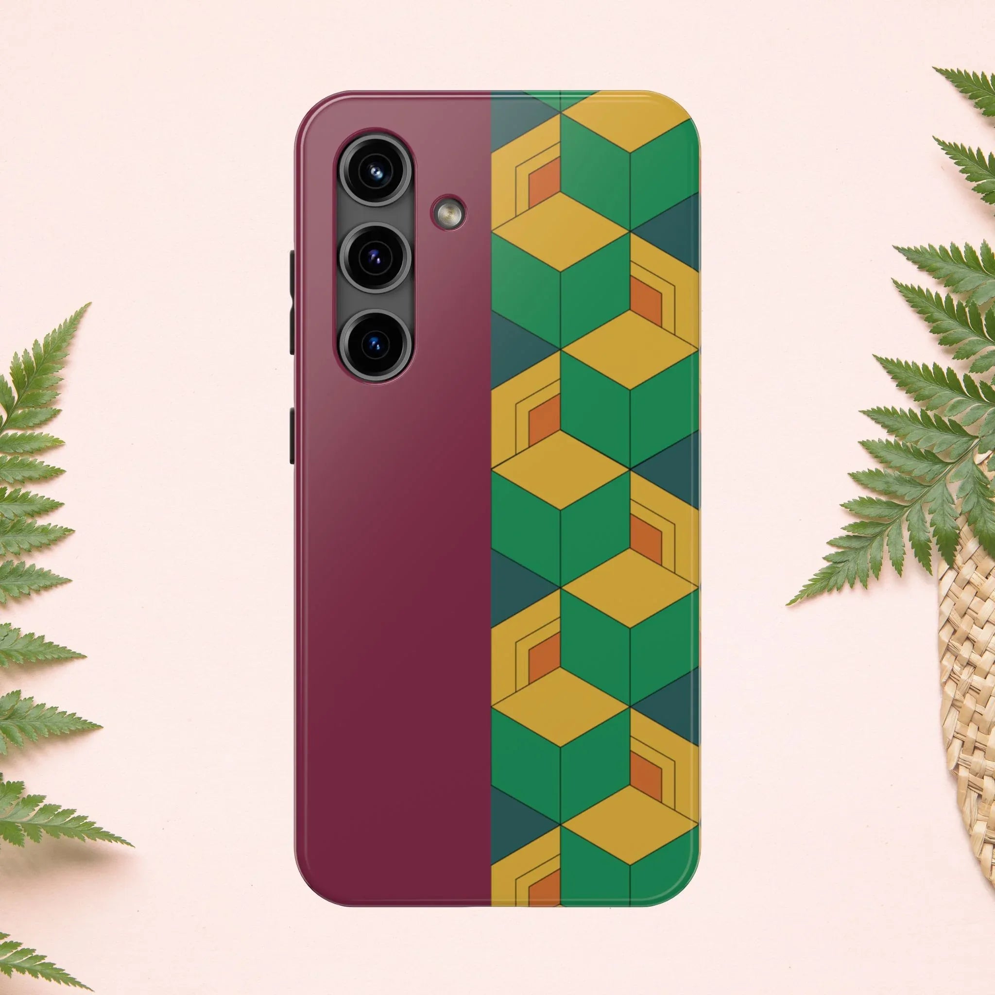 Brotherly Split Kimono Tough Phone Case (Apple & Android) - Pink Sweetheart