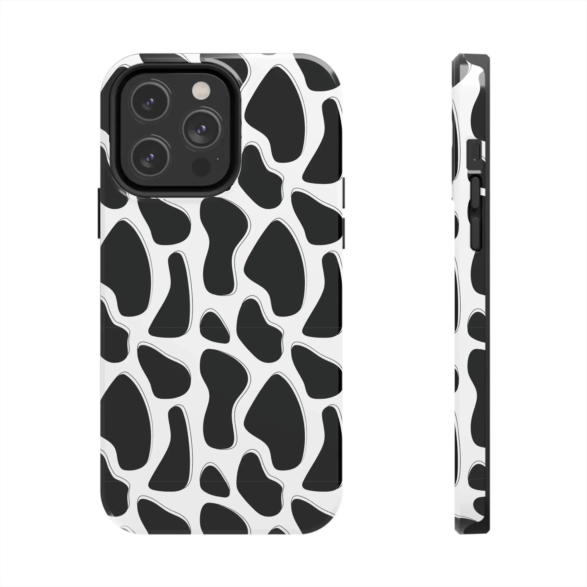 Spotted Animal Print Phone Case (Apple & Android) - Pink Sweetheart