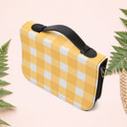 Yellow Sunshine Gingham Book Cover